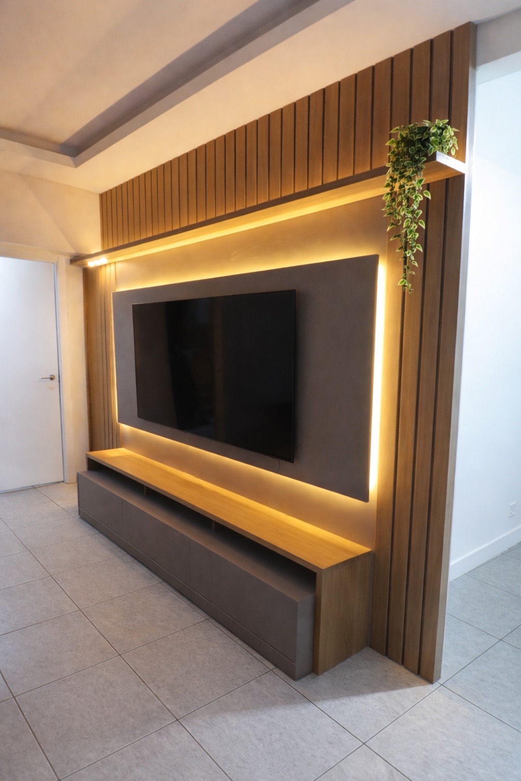 Painel planejado para sala
